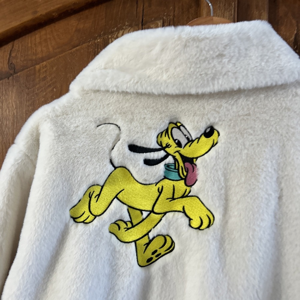 Women's Disney Mickey & Friends Plush Faux Fur Full-Zip Jacket Plus Sz 1X RARE - Picture 7 of 16